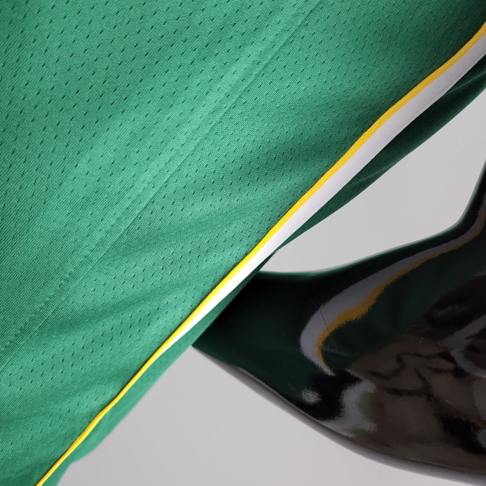 Jaylen Brown Boston Celtics Platinum Swingman Jersey Green Gold