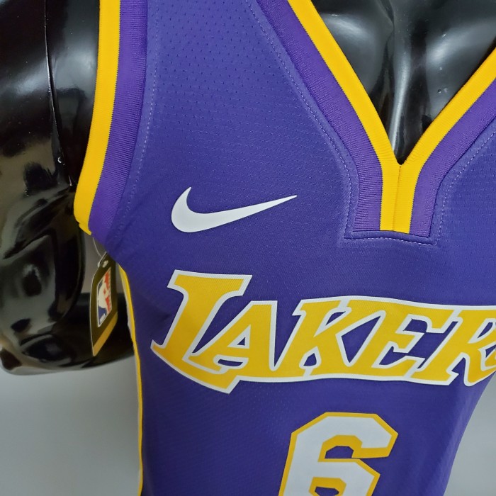 LeBron James Los Angeles Lakers 2020/21 Swingman Jersey Purple