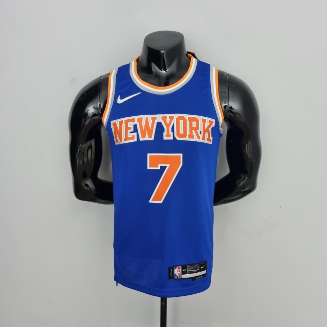 Carmelo Anthony New York Knicks 75th Anniversary Swingman Jersey Blue