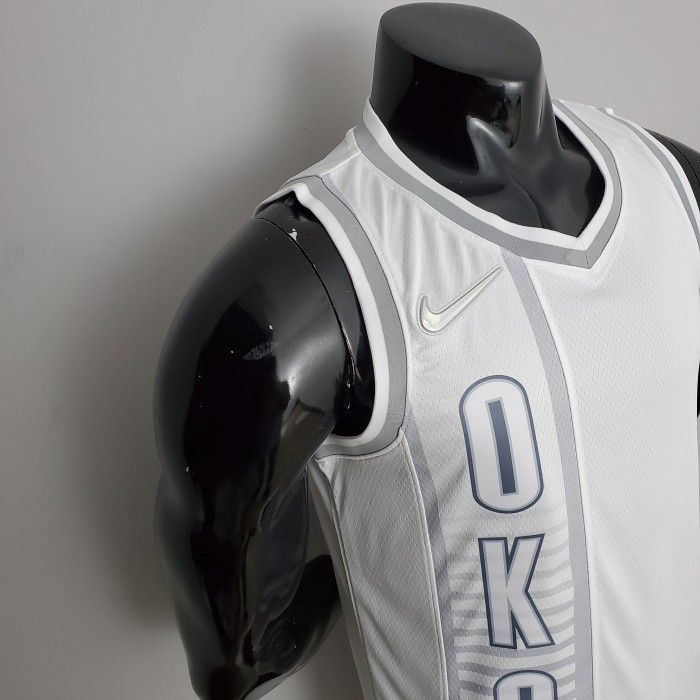 Carmelo Anthony Oklahoma City Thunder 75th Anniversary 2022 Swingman Jersey White
