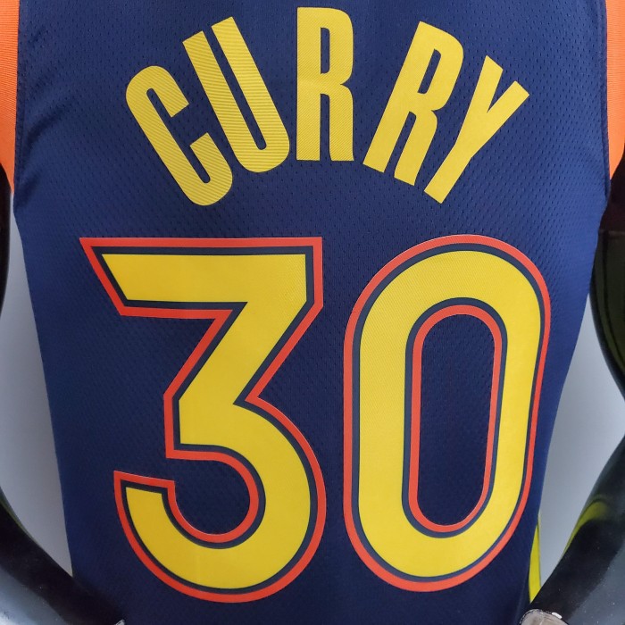 Stephen Curry Golden State Warriors City Edition Swingman Jersey Royal Blue