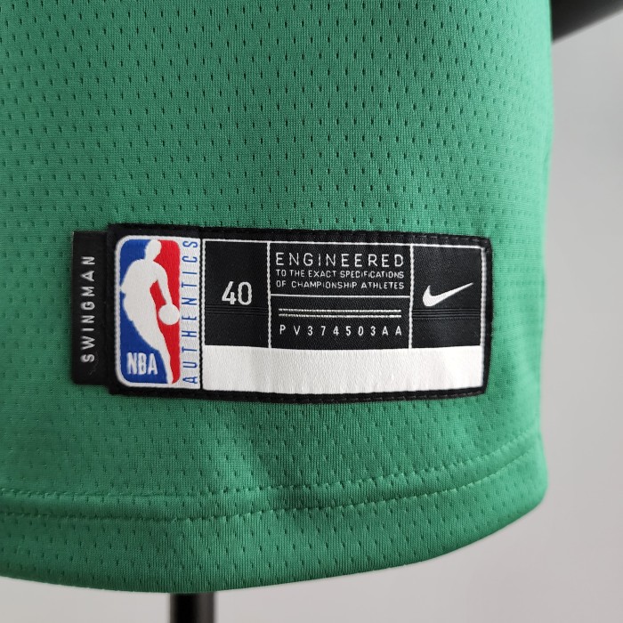 Jayson Tatum Boston Celtics Platinum City Edition Green Swingman Jersey 2020