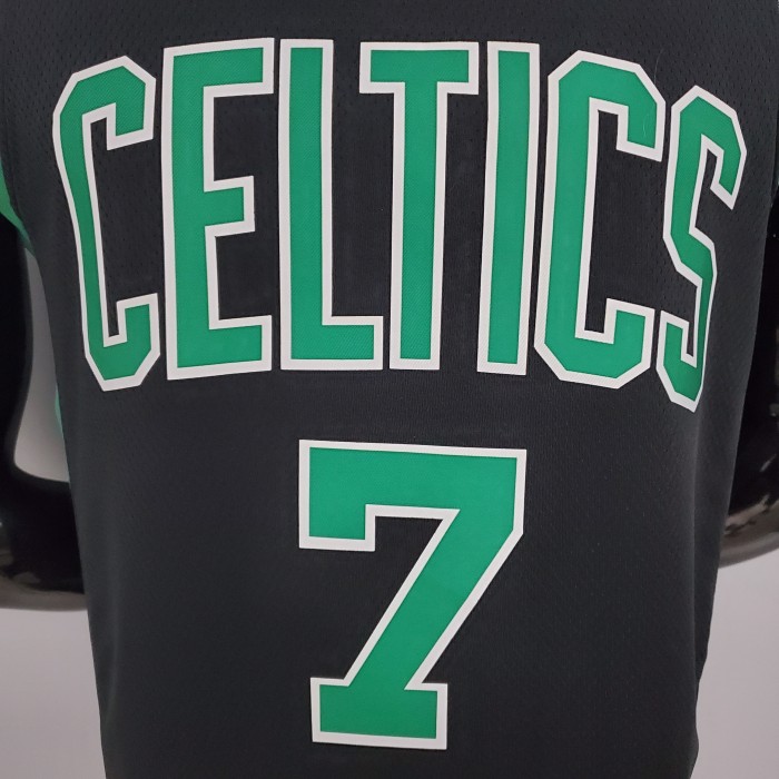 Jaylen Brown Boston Celtics Theme Black Swingman Jersey