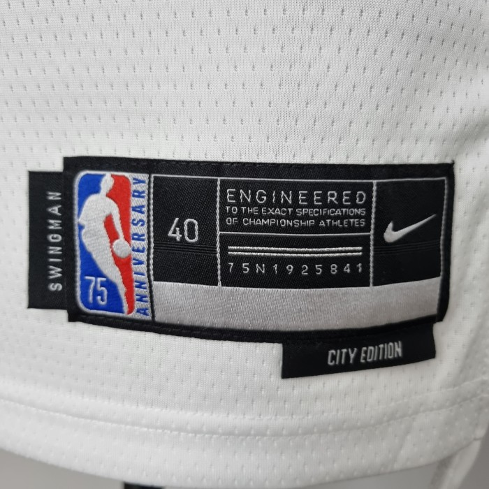 Julius Randle New York Knicks 75th Anniversary Swingman Jersey White