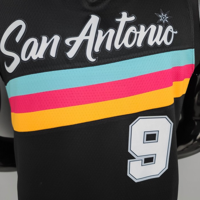 Tony Parker San Antonio Spurs City Edition Swingman Jersey Black