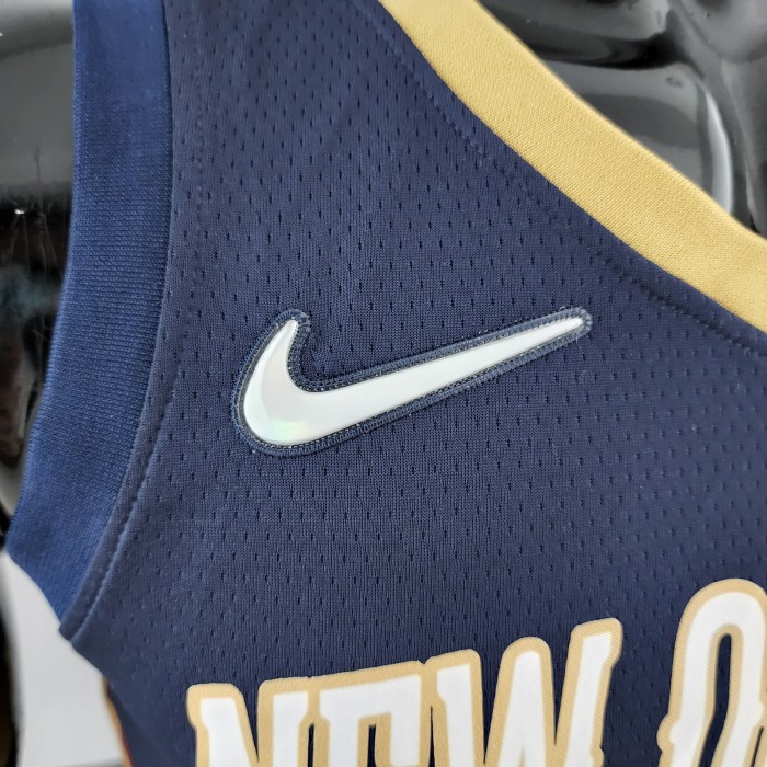 Zion Williamson New Orleans Pelicans Navy Blue Swingman Jersey