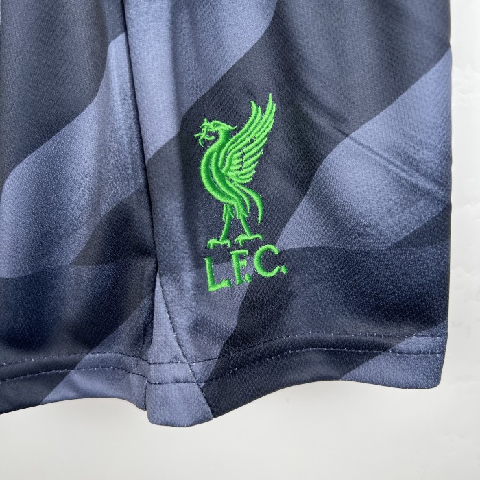 Liverpool Kids Goalkeeper Jersey 23/24 Gray