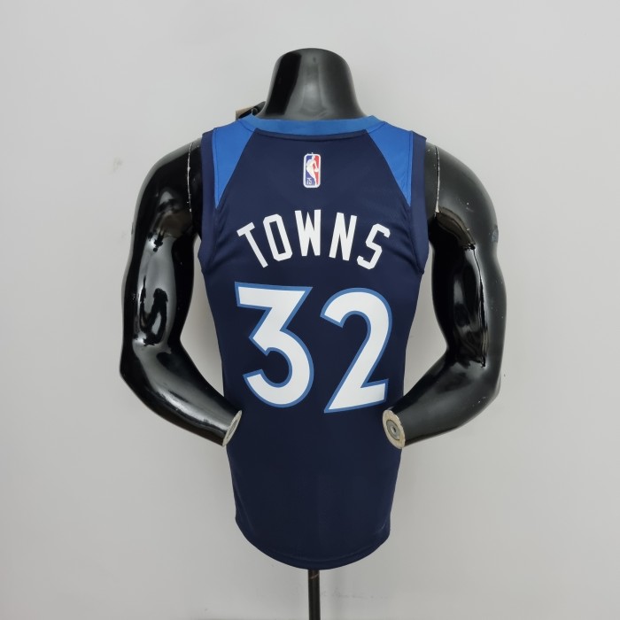 Karl-Anthony Towns Minnesota Timberwolves 75th Anniversary 2022 Swingman Jersey Royal Blue