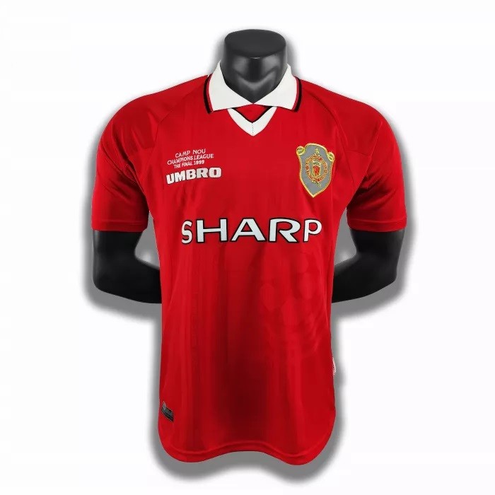 Manchester United Home Champions' League Final Retro Jersey 1998/99