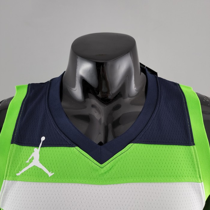 Anthony Edwards Minnesota Timberwolves Swingman Jersey Green