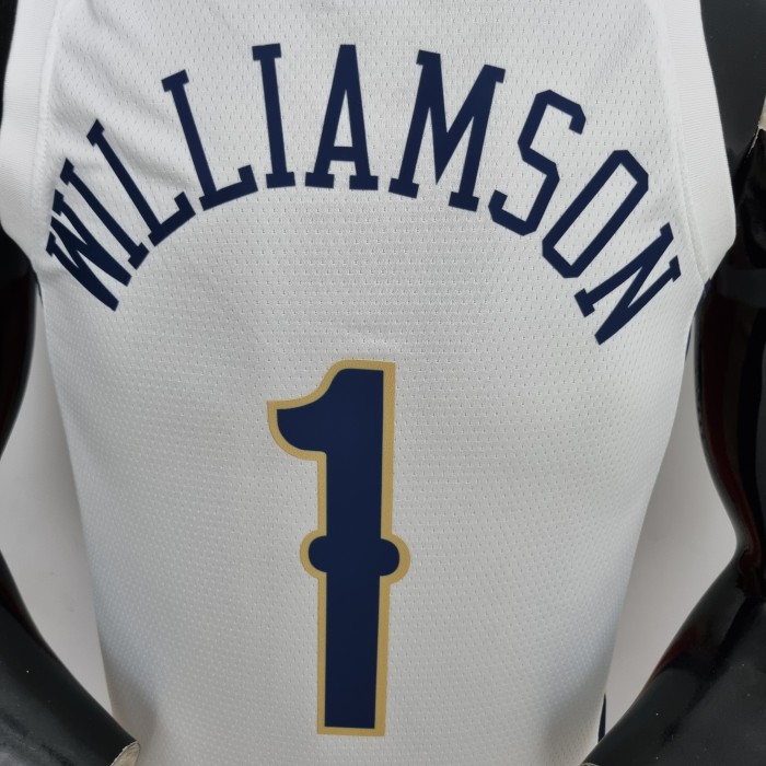Zion Williamson New Orleans Pelicans 2022 City Edition Swingman Jersey White