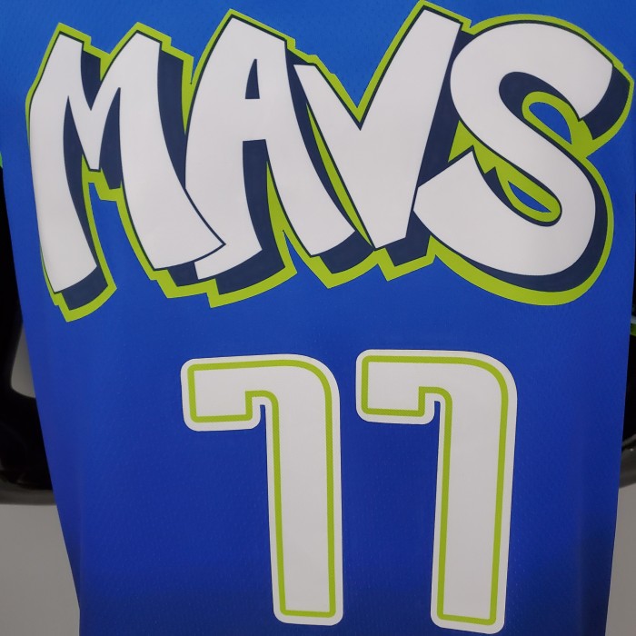Luka Doncic Dallas Mavericks Swingman Jersey Blue Idol