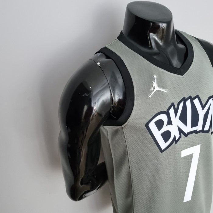 Kevin Durant Brooklyn Nets 75th Anniversary Swingman Jersey Gray