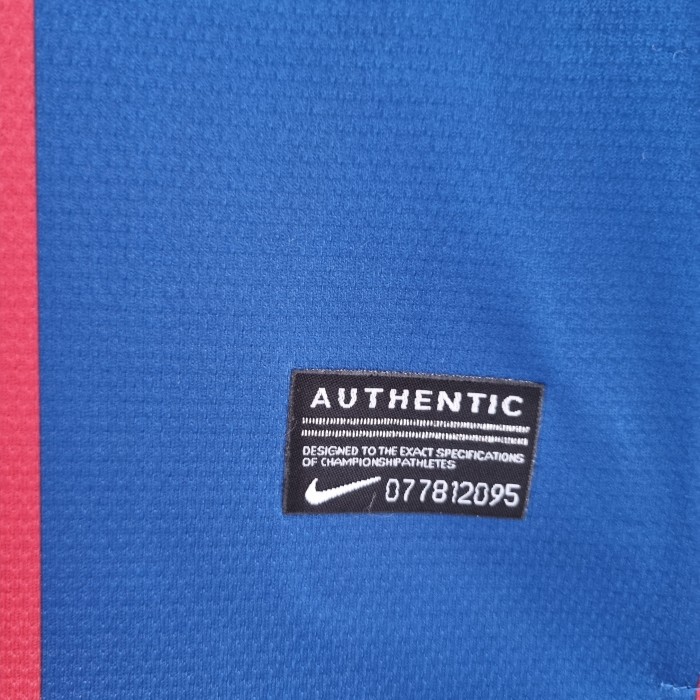 Barcelona Home Long Sleeve Retro Jersey 2010/11