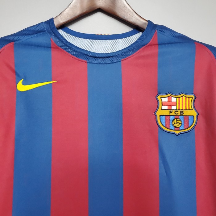 Barcelona Home Retro Jersey UCL Final 2006