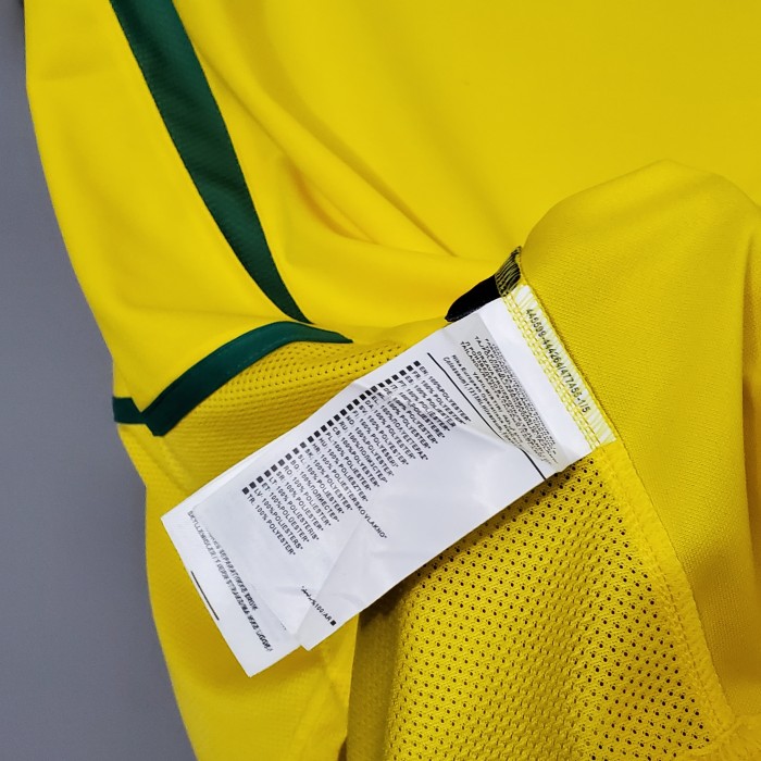 Brazil Home Retro Jersey 2002