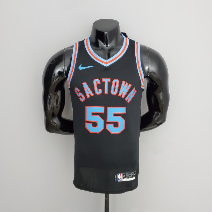 Jason Williams Sacramento Kings City Edition Swingman Jersey Black