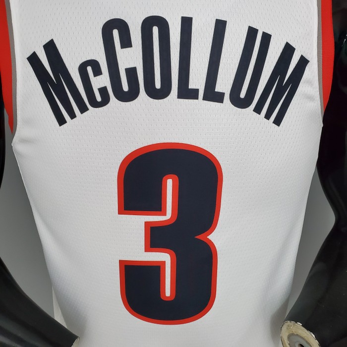 C.J. McCollum Portland Trail Blazers 2021 Swingman Jersey White