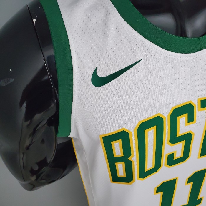 Kyrie Irving Boston Celtics White Platinum Limited Swingman Jersey
