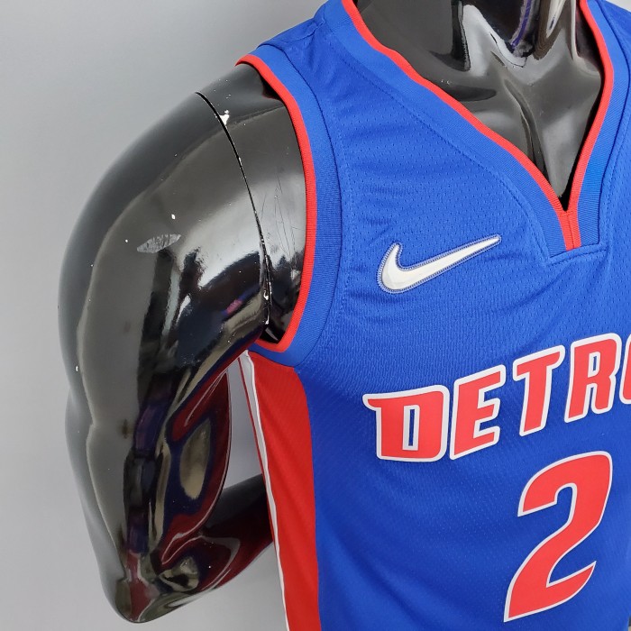 Cade Cunningham Detroit Pistons 75th Anniversary Swingman Jersey Blue
