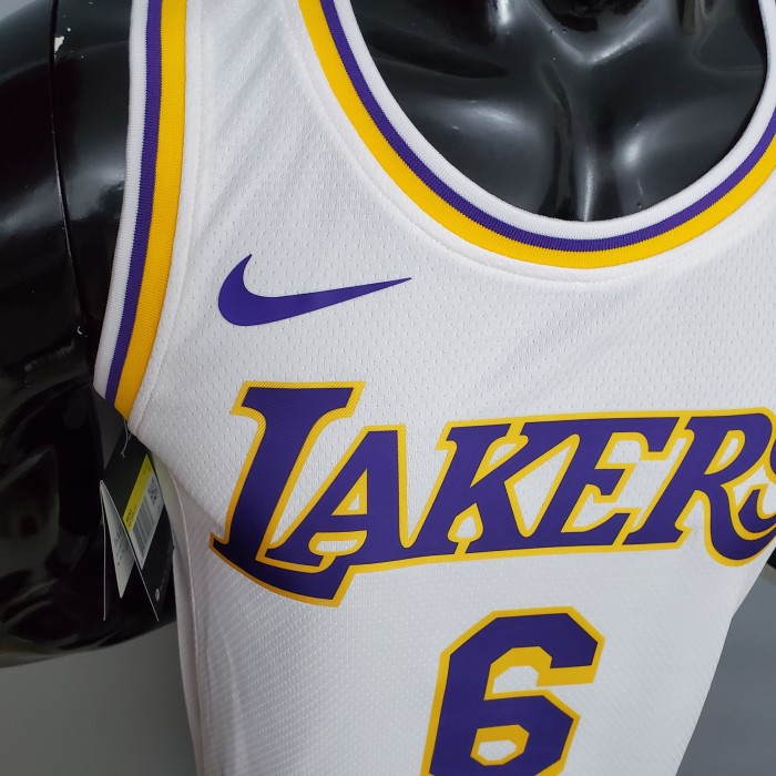 LeBron James Los Angeles Lakers 2020/21 Swingman Jersey White