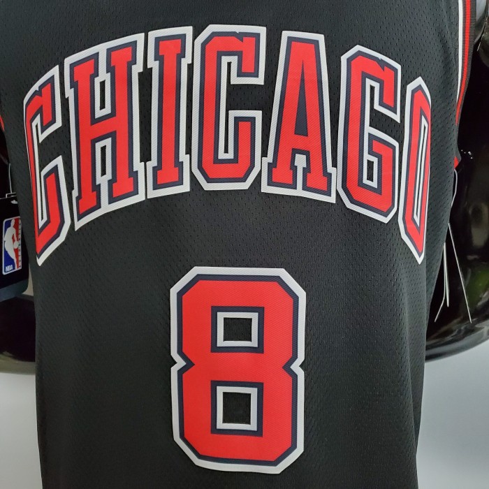 Zach LaVine Chicago Bulls Swingman Jersey Black
