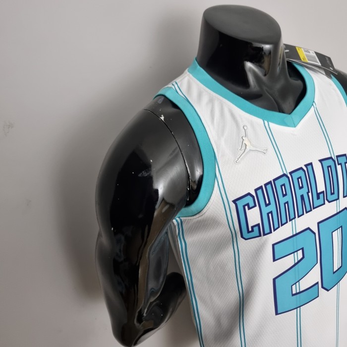 Gordon Hayward Charlotte Hornets 75th Anniversary Swingman Jersey White