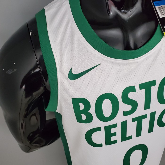 Jayson Tatum Boston Celtics City Edition Swingman Jersey White