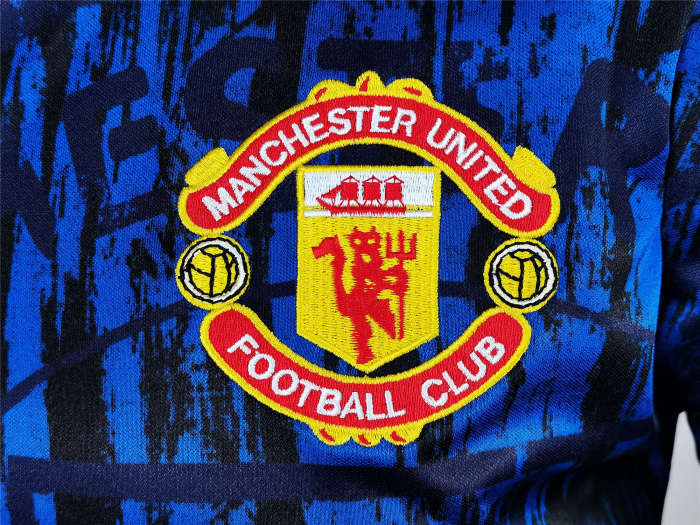 Manchester United Away Long Sleeve Retro Jersey 92/93