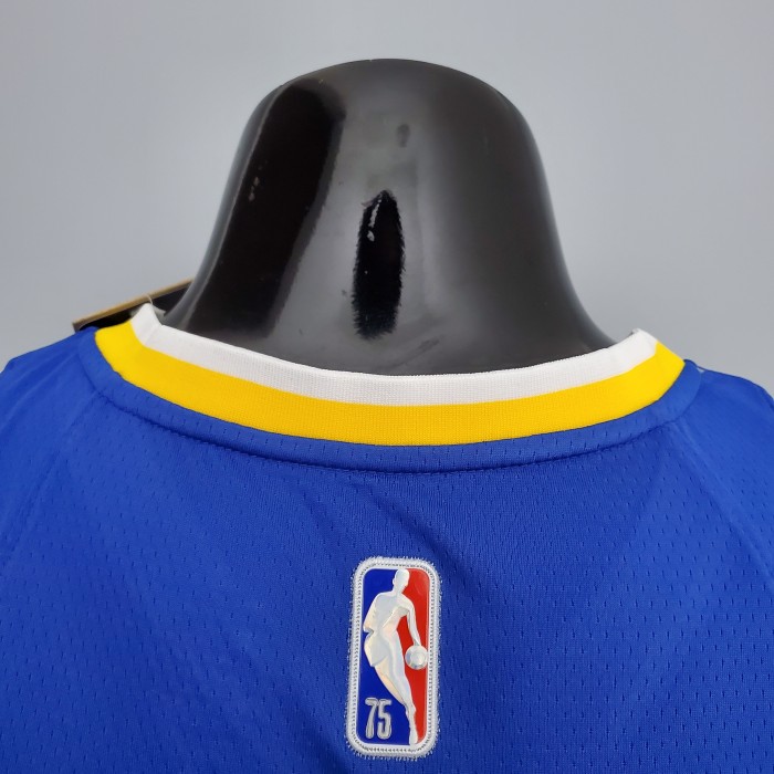 Stephen Curry Golden State Warriors 75th Anniversary Swingman Jersey Blue