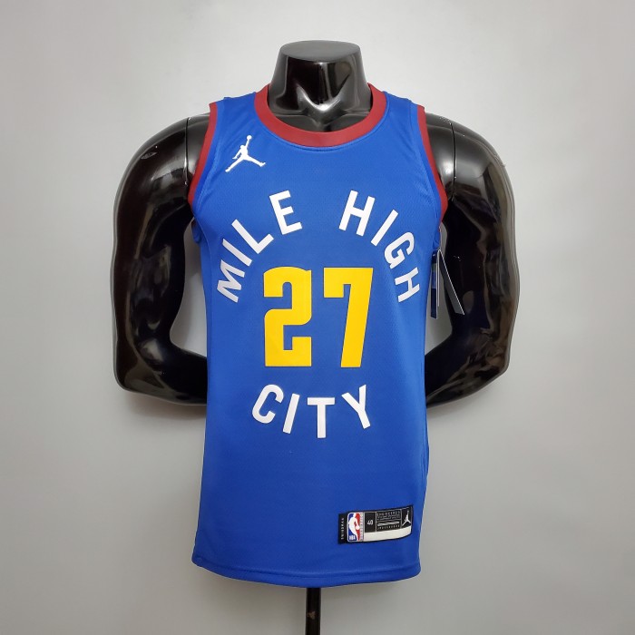 Jamal Murray Denver Nuggets Theme Limited City Edition Blue Swingman Jersey