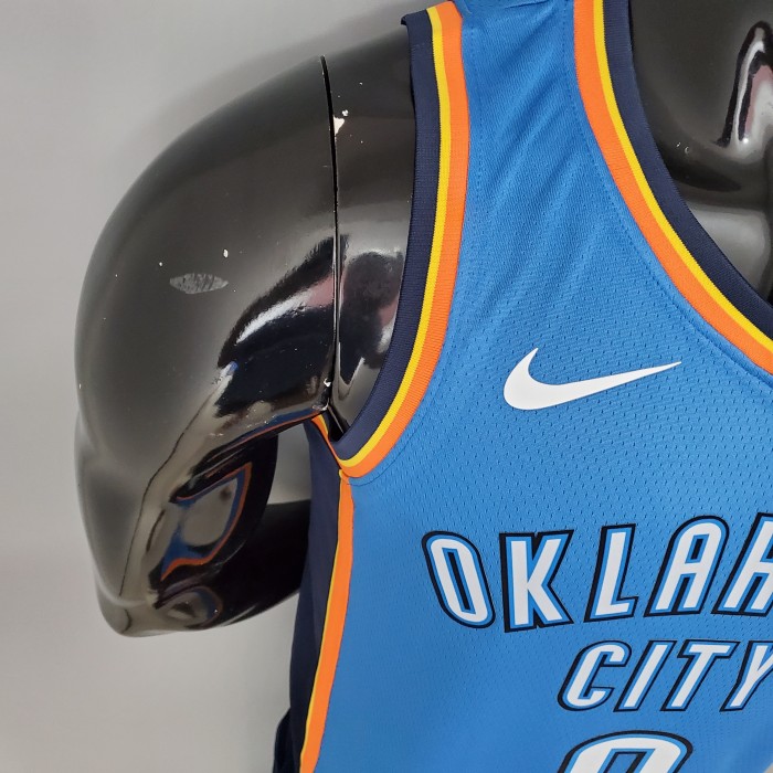 Russell Westbrook Oklahoma City Thunder Swingman Jersey Blue