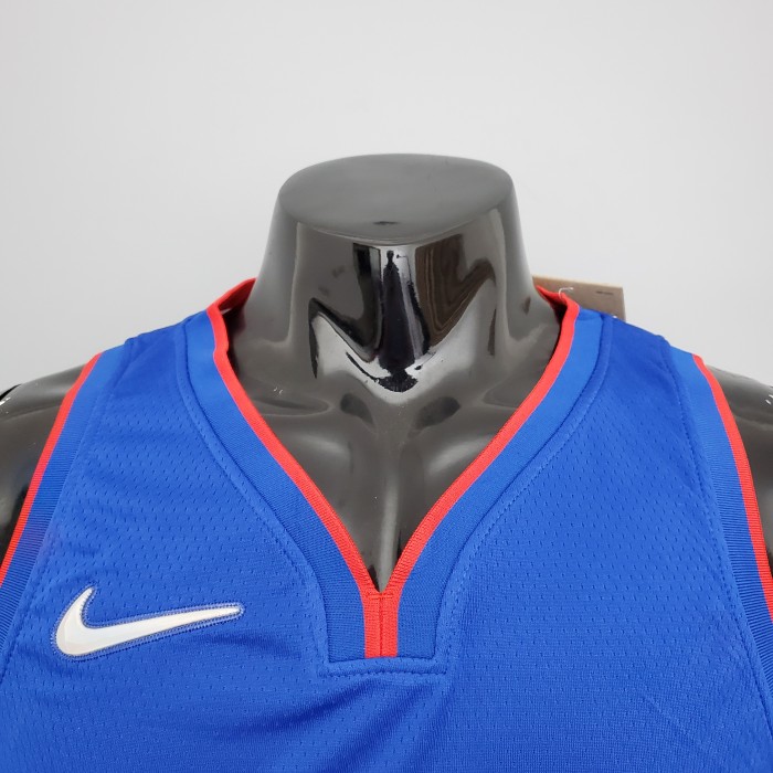 Cade Cunningham Detroit Pistons 75th Anniversary Swingman Jersey Blue