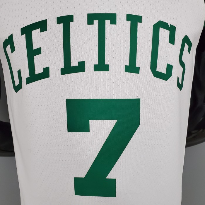 Jaylen Brown Boston Celtics 75th Anniversary Swingman Jersey White