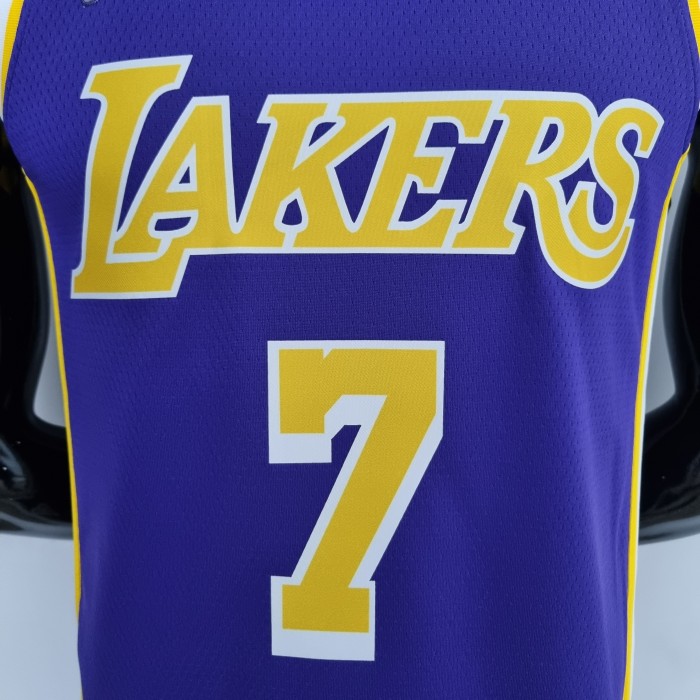 Carmelo Anthony Los Angeles Lakers 75th Anniversary Swingman Jersey Purple
