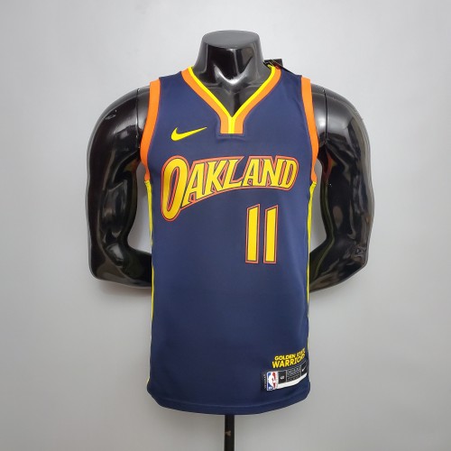 Klay Thompson Golden State Warriors City Edition Swingman Jersey Royal Blue