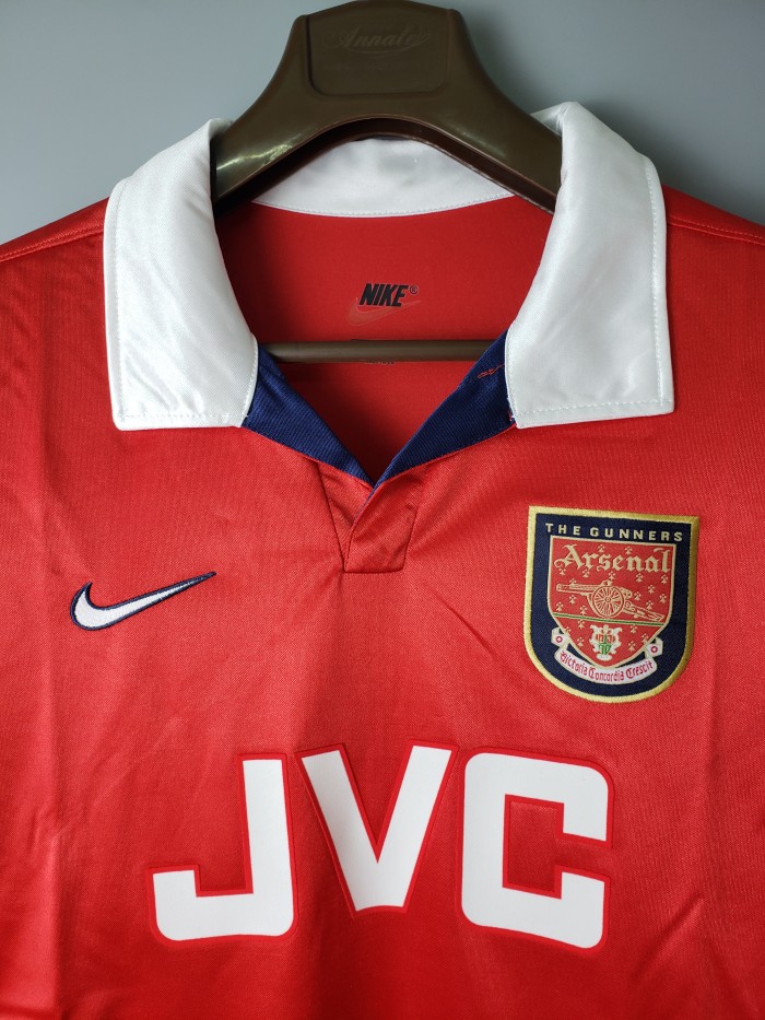 Arsenal Home Retro Long Sleeves Jersey 98/99