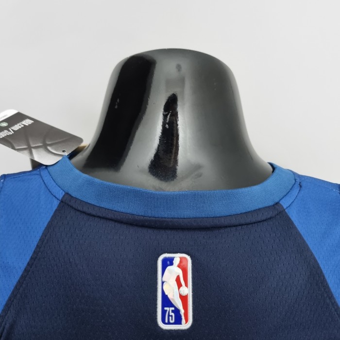 Derrick Rose Minnesota Timberwolves 75th Anniversary 2022 Swingman Jersey Royal Blue