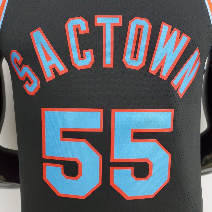 Jason Williams Sacramento Kings City Edition Swingman Jersey Black