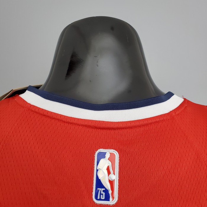 Bradley Beal Washington Wizards 75th Anniversary Swingman Jersey Red White