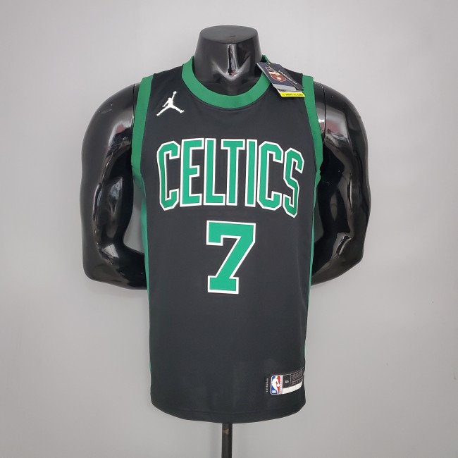 Jaylen Brown Boston Celtics Theme Black Swingman Jersey
