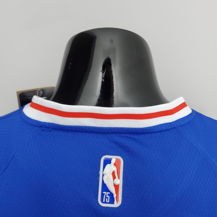 Joel Embiid Philadelphia 76ers 75th Anniversary Swingman Jersey Blue