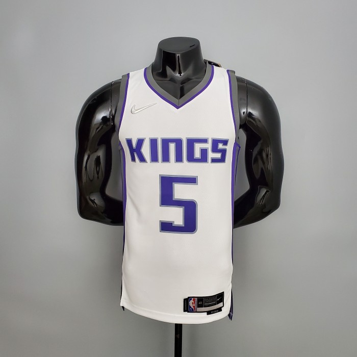 De'Aaron Fox Sacramento Kings 75th Anniversary Swingman Jersey White