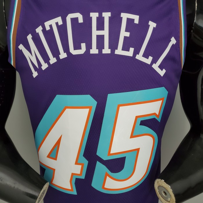 Donovan Mitchell Utah Jazz Retro Snow Mountain Edition Swingman Jersey Purple