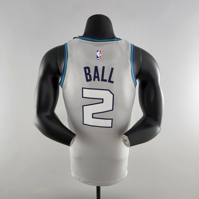 LaMelo Ball Charlotte Hornets Swingman Jersey Grey 2019