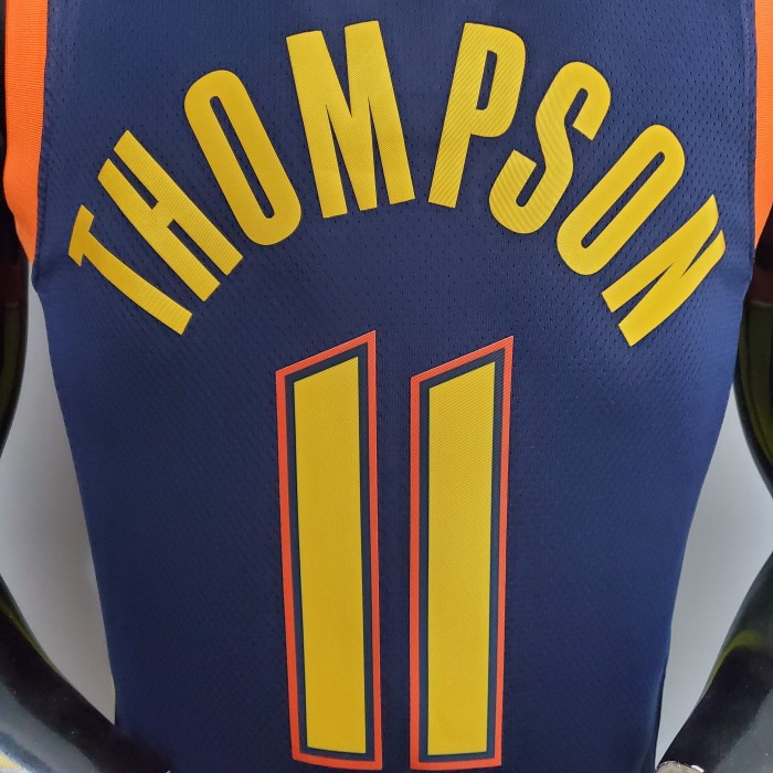 Klay Thompson Golden State Warriors City Edition Swingman Jersey Royal Blue