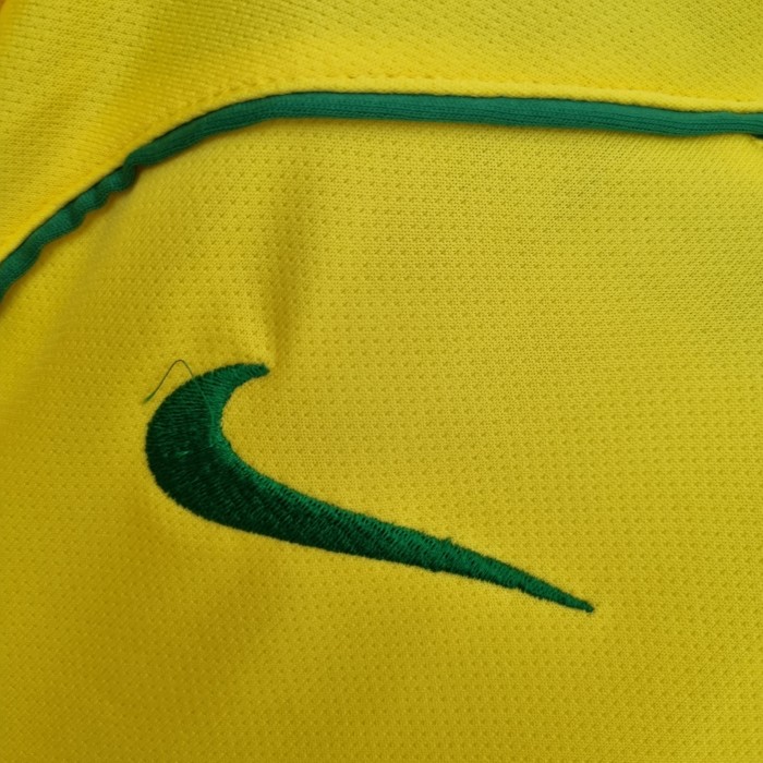 Brazil Home Retro Jersey 2004