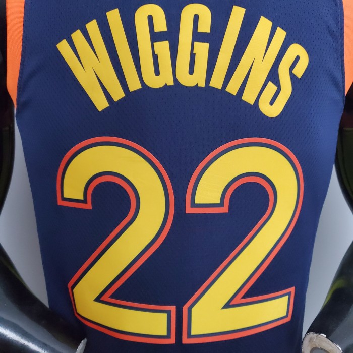 Andrew Wiggins Golden State Warriors City Edition Swingman Jersey Royal Blue