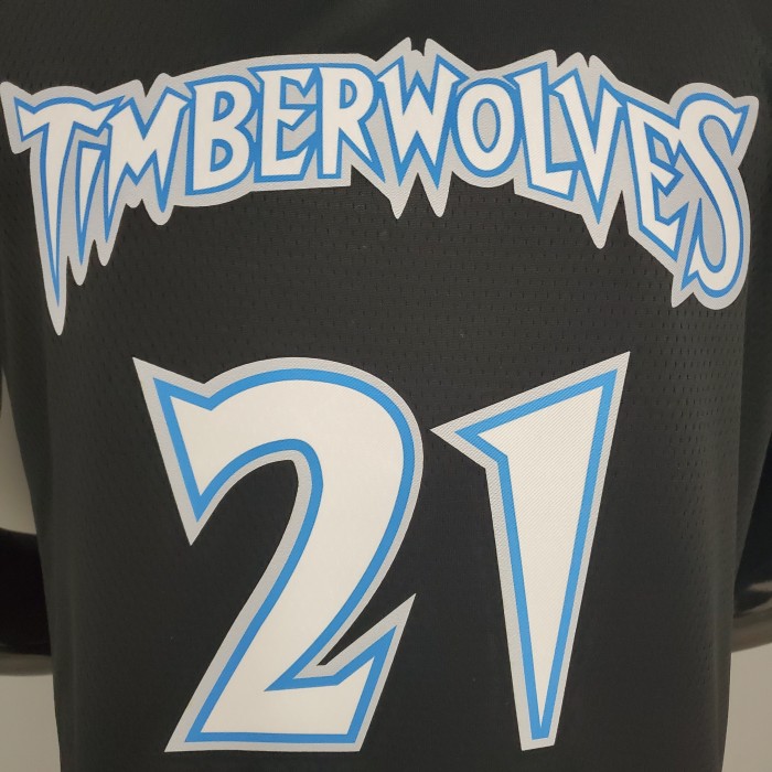 Kevin Garnett Minnesota Timberwolves 2018 Retro Swingman Jersey Black