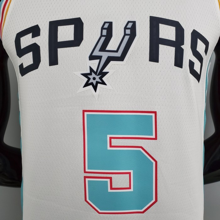 Dejounte Murray San Antonio Spurs 2022 City Edition Swingman Jersey White